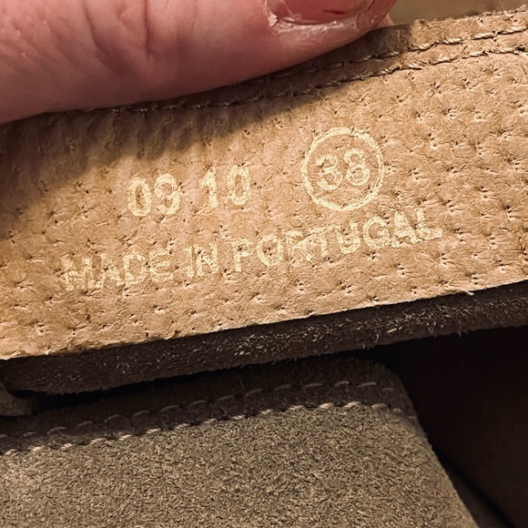 H by Hudson Keira suede Engineer Boots brown/tan size 8 - Picture 7 of 10